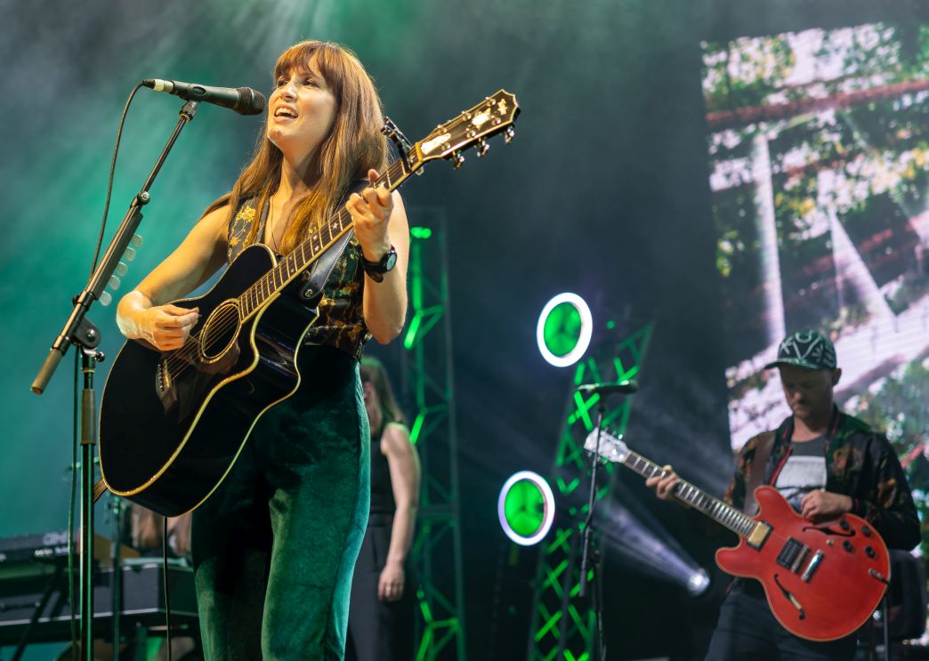 Missy Higgins performing live on stage